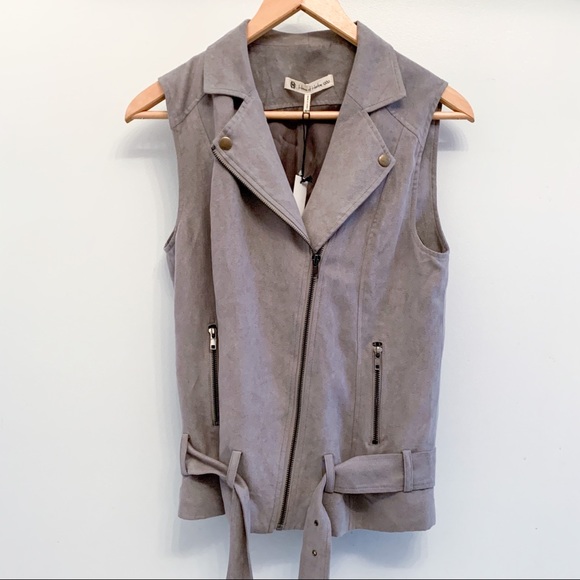 House of Harlow 1960 Stevie Faux Suede Vest - - Picture 2 of 6